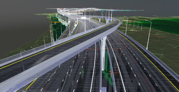 道路のBIM/CIMモデル